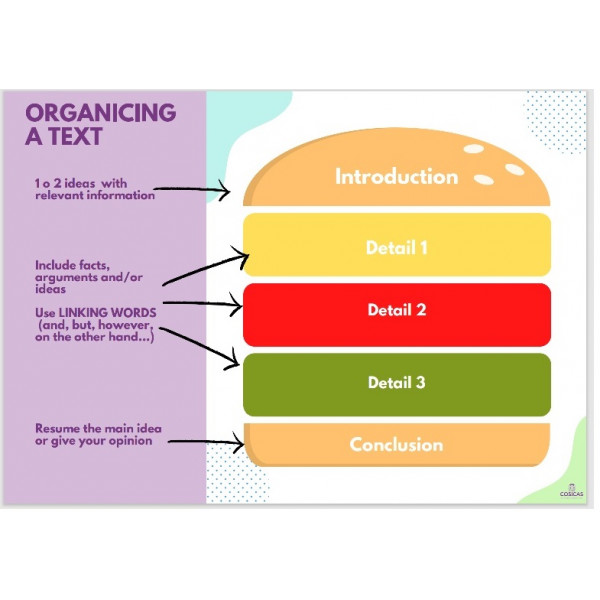 🍔Organizador textual ENGLISH