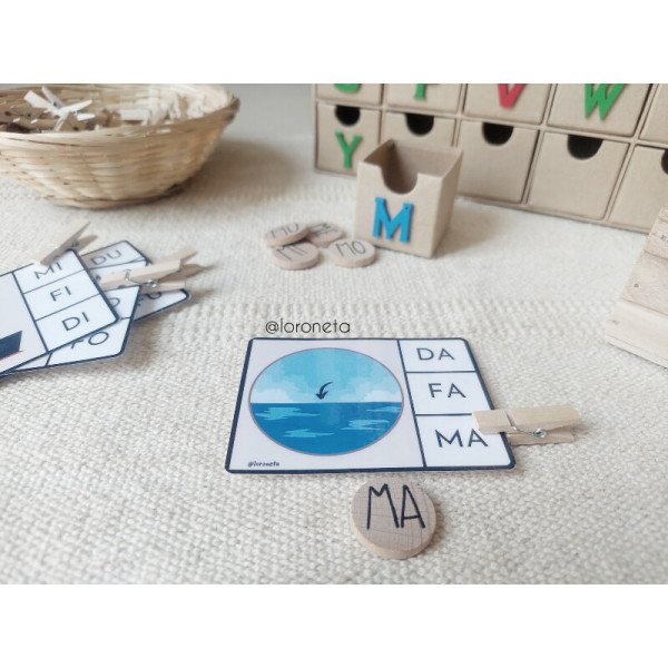 Lectura de síl·labes directes D-F-M