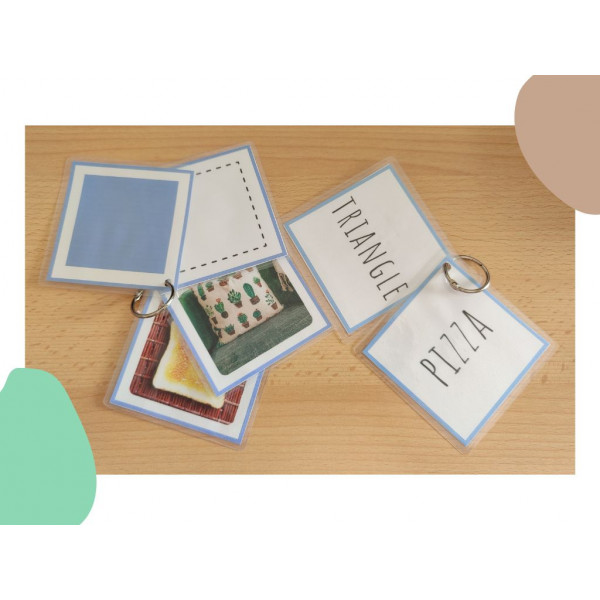 Llaveros - figuras geométricas