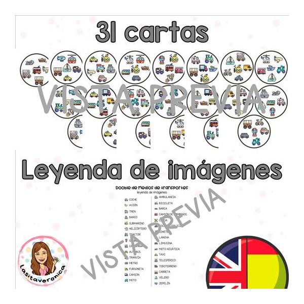 Dobble medios de transportes.