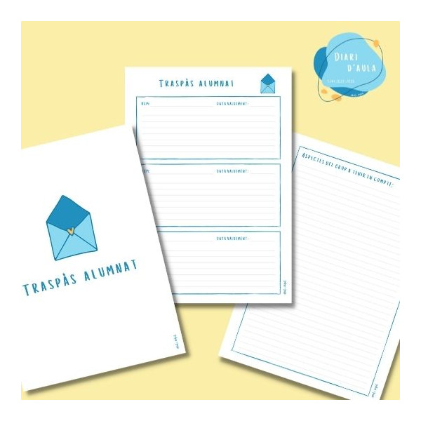 Quadern docent Diari d'aula
