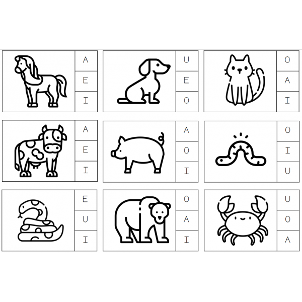 Targetes correspondència so-grafia (majúscula i minúscula)