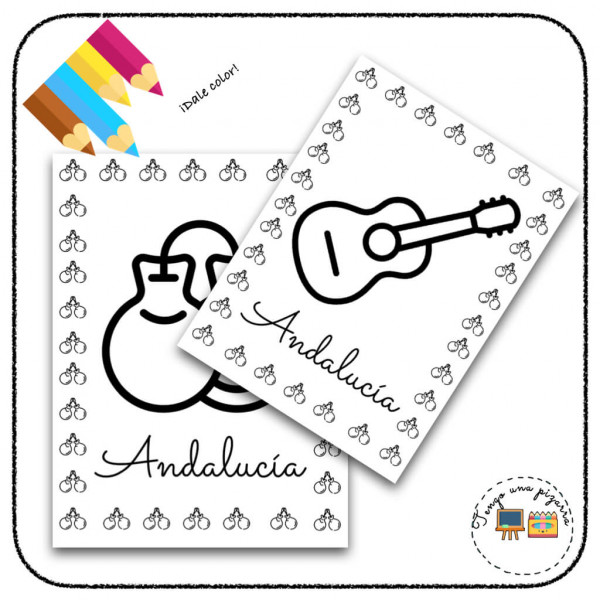 Dibujos día de Andalucía