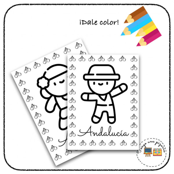 Dibujos día de Andalucía