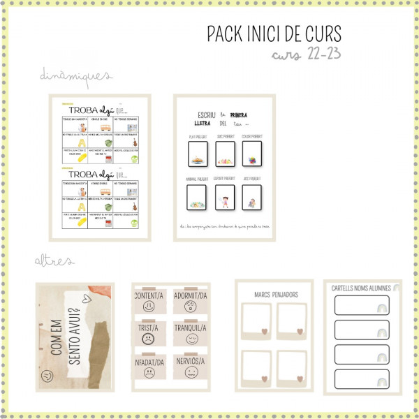 PACK INICI DE CURS 22-23
