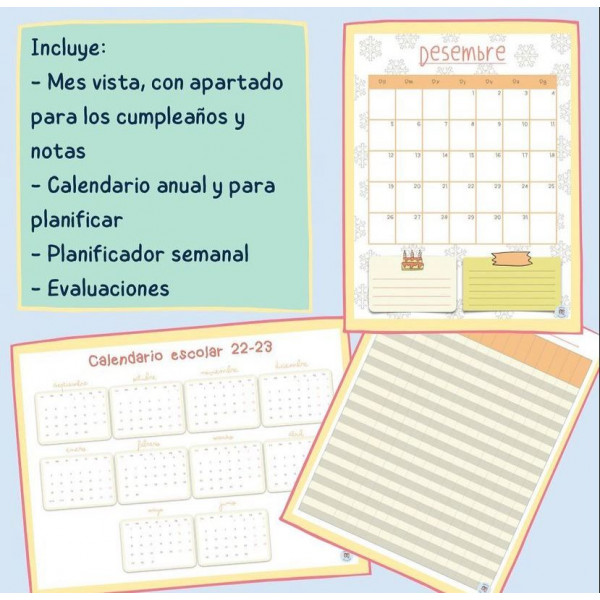 Cuaderno Docente Imprimible (CAST)