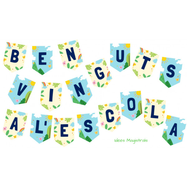 BANDEROLES DE BENVINGUDA A L'ESCOLA I