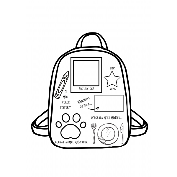 Que portes a la motxilla?