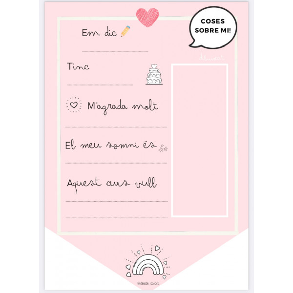 BANDEROLAS COSAS SOBRE MI