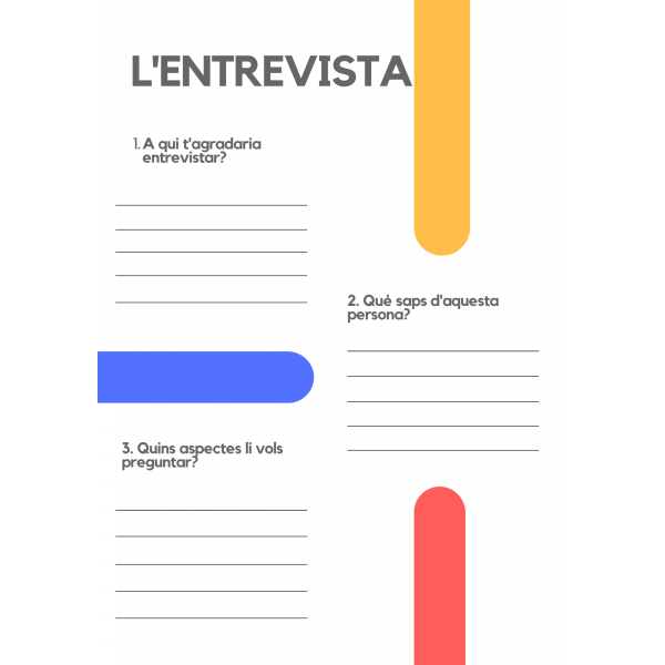 Escribim una entrevista