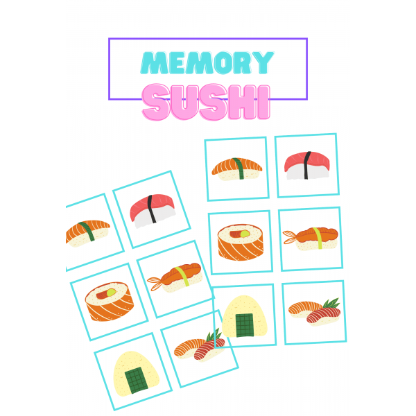 Memory de sushi