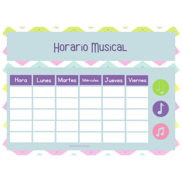 Horario musical