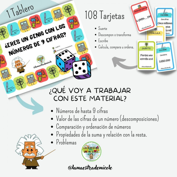 JUEGO DE LOS NÚMEROS DE 9 CIFRAS