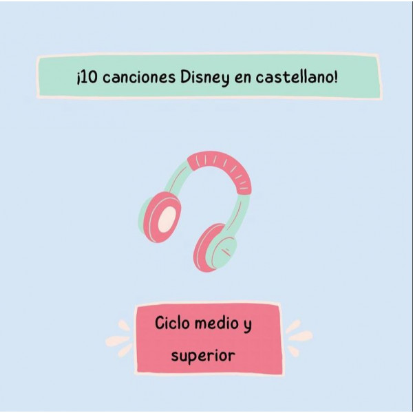 Dictados Canciones Diseny