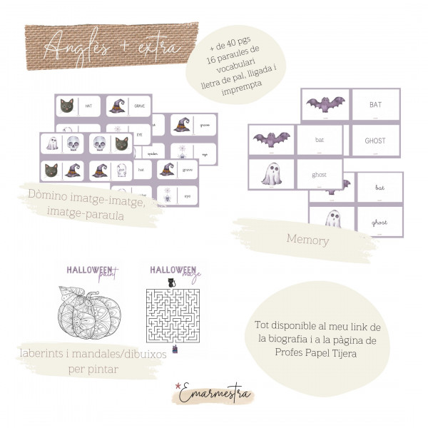 Activitats de llengua per Halloween