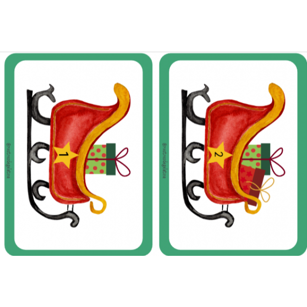 Dosier de lectoescritura de Navidad