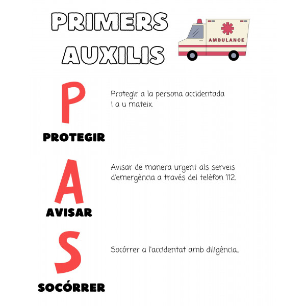SEQÜÈNCIA DIDÀCTICA: PRIMERS AUXILIS