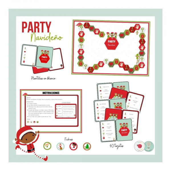 juegos de mesa navideños: party y cluedo