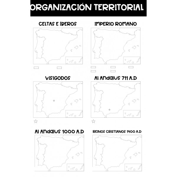 Historia: Organización Territorial Edad Antigua y Edad Media