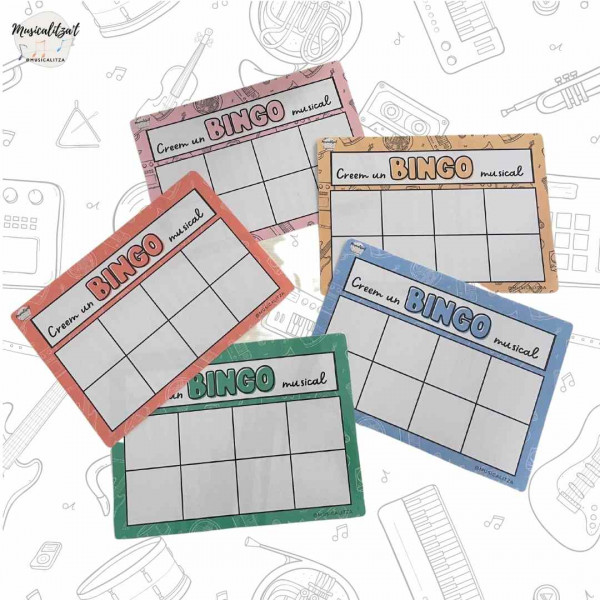 CAT Plantilla BINGO musical
