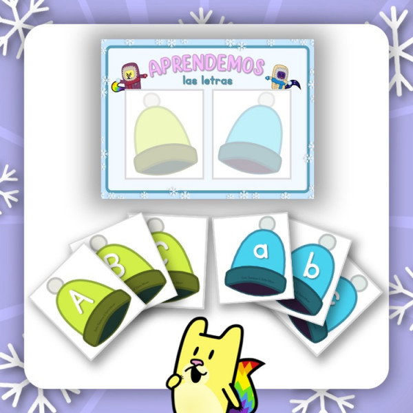 JUEGO de LETRAS de INVIERNO