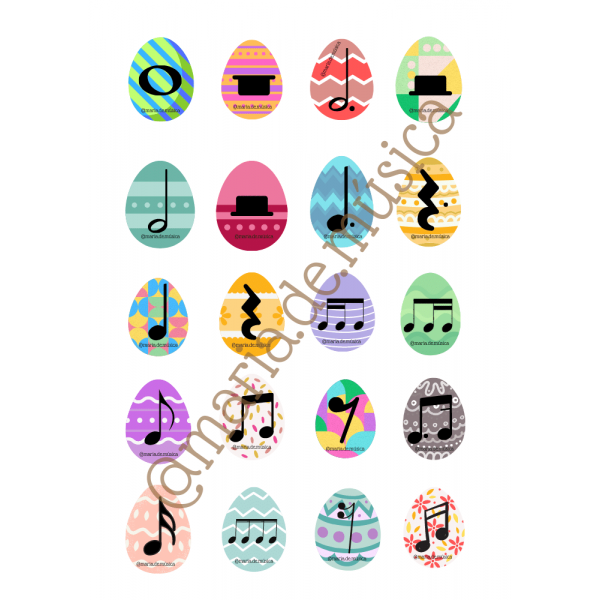 Huevos rítmicos - Pascua