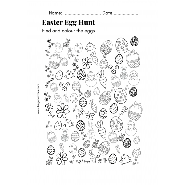 Easter Hunt Count and Colour
