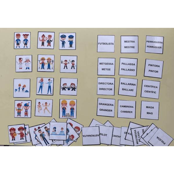 MEMORY OFICIS. LLETRA MAJÚSCULA. COEDUCACIÓ.