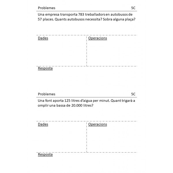 Problemes classificats - Nivell 5