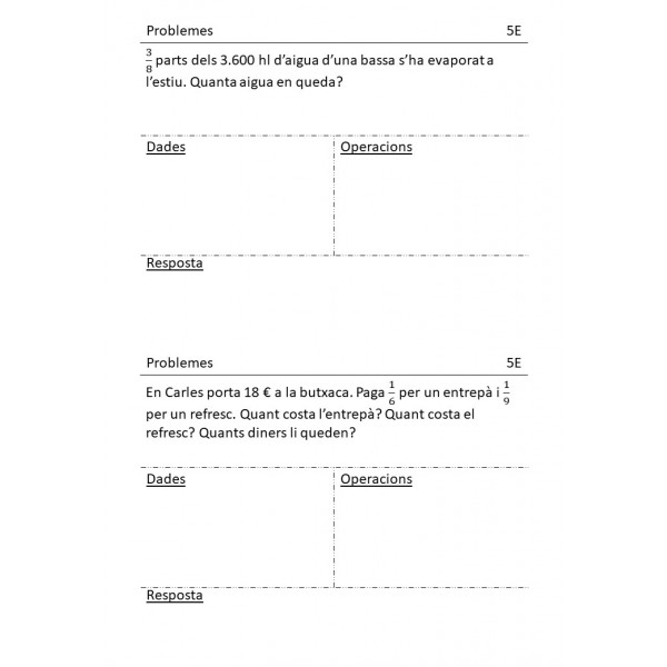Problemes classificats - Nivell 5