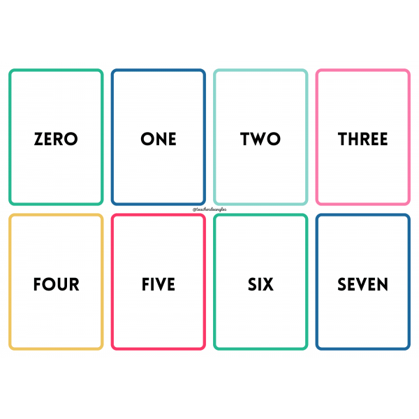 NUMBERS 1-20 LEARNING STATIONS PACK: CARD GAMES