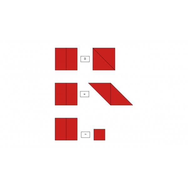 Fracciones: cuadrados, triángulos y círculos (Montessori)