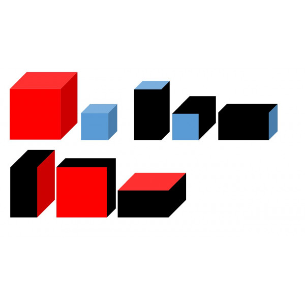 Binomio y trinomio (Montessori)