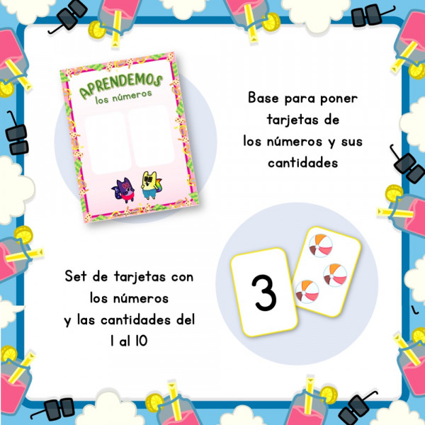 JUEGO de NÚMEROS de VERANO