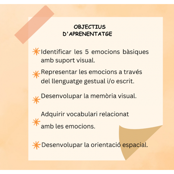 Propostes d'aprenentatge de gestió emocional