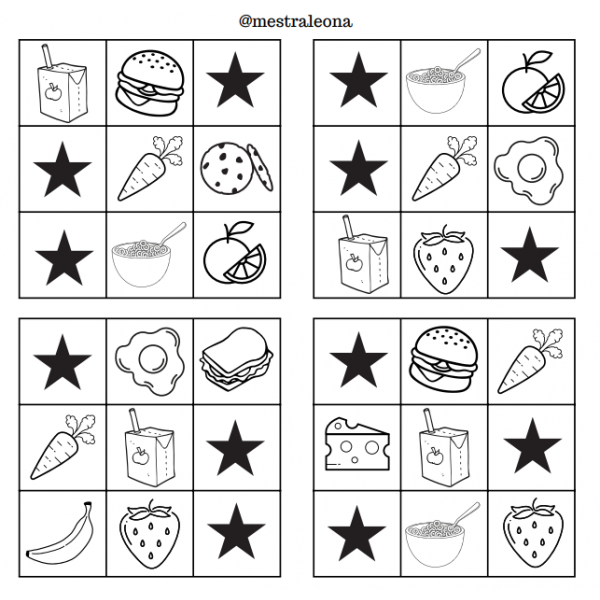 Food bingo