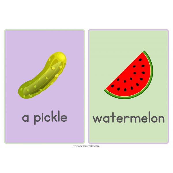 The very hungry caterpillar flashcards