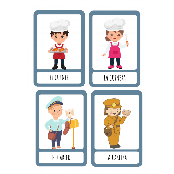 Joc memory parelles Femení i Masculí