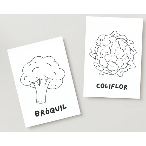 Verdures: llibre de pintar