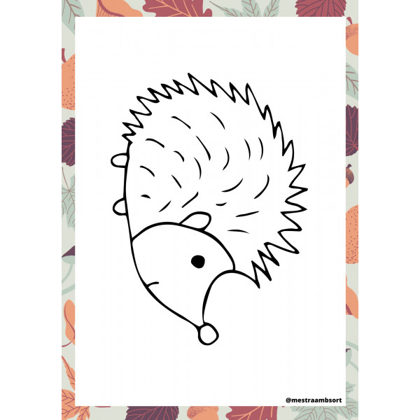 Plantillas plastilina otoño