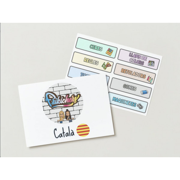 ETIQUETAS MATERIAL DE AULA