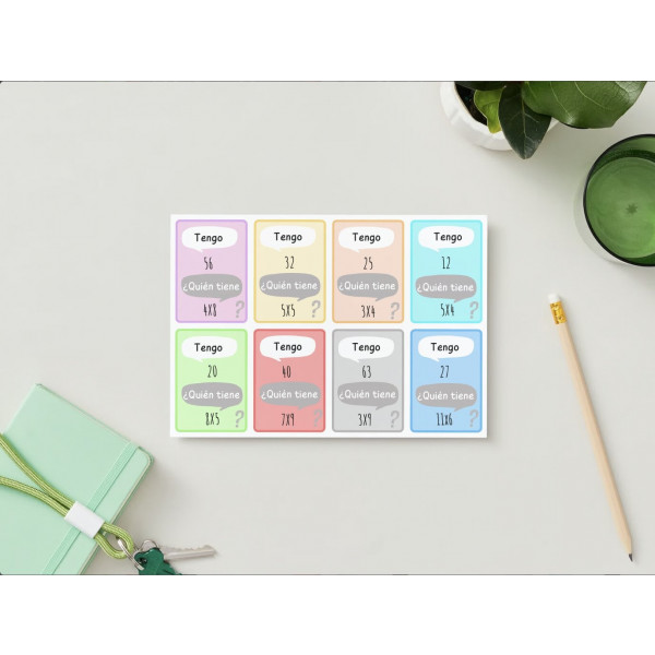 JUEGO TABLAS DE MULTIPLICAR