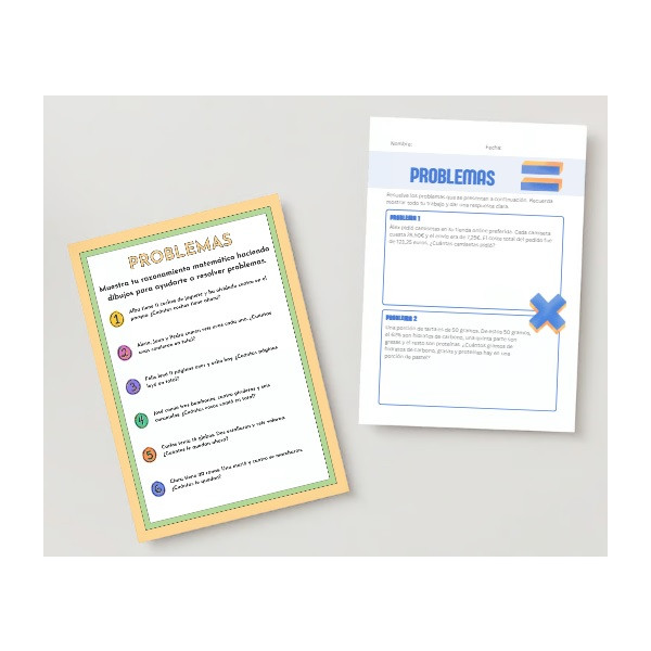 Fichas de problemas - varios niveles