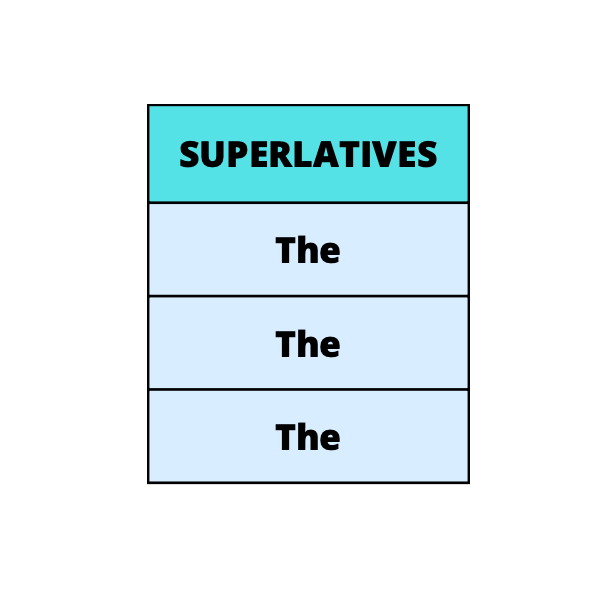 COMPARATIVES AND SUPERLATIVES