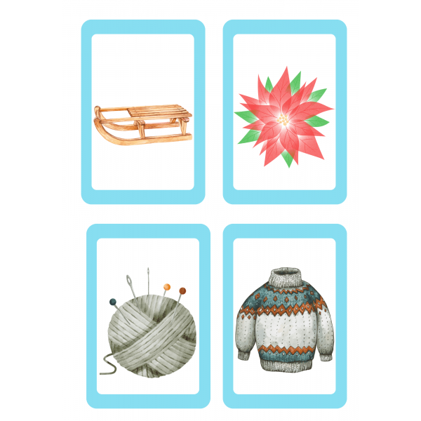 Memory de parelles d'hivern