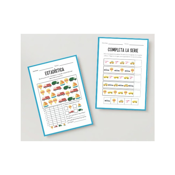 Libro de actividades: el transporte