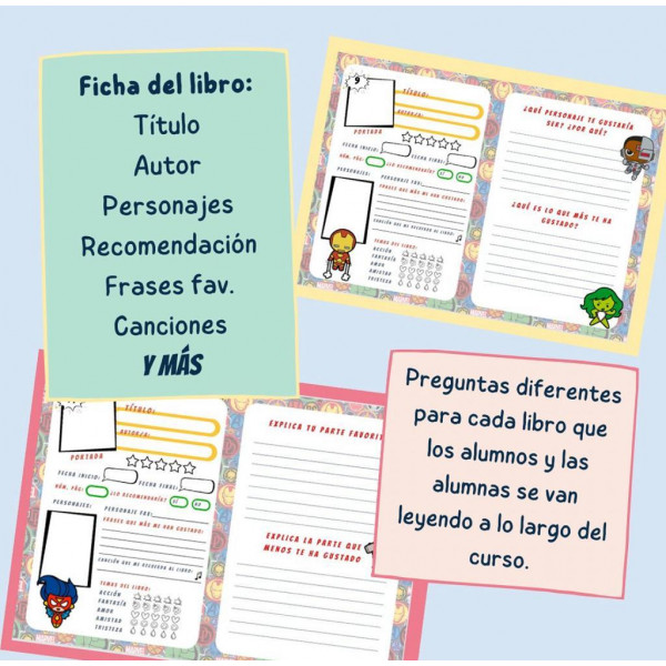 DOSIER SEGUIMIENTO DE LECTURA: TEMÁTICA AVENGERS (CAST / CAT)