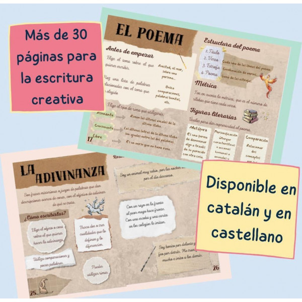 LIBRO ESCRITURA CREATIVA: TEMÁTICA HARRY POTTER (CAST)