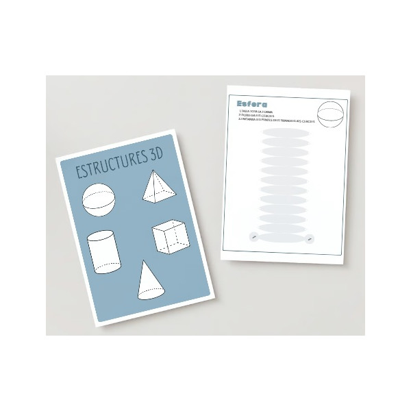 Sòlids geomètrics: làmines retallables