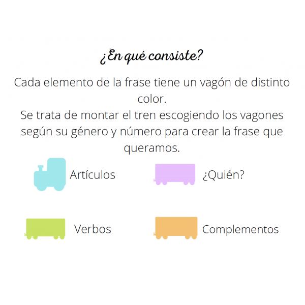 El tren de las frases